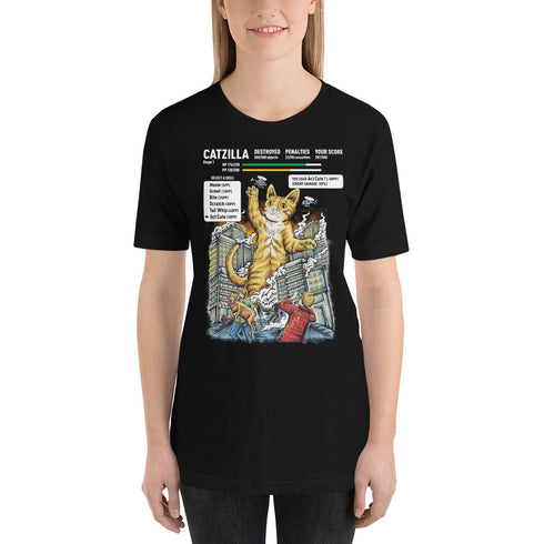 Catzilla Video Game Premium T-Shirt